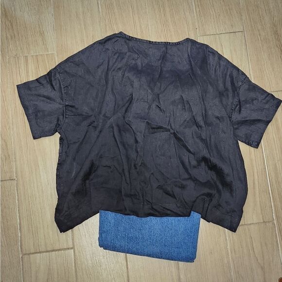 Vince Black Oversized Top - Picture 4 of 5